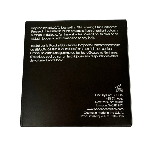 Becca Luminous Blush Camellia - Full Size 0.2oz NEW in Box Shimmering Skin - Picture 7 of 9